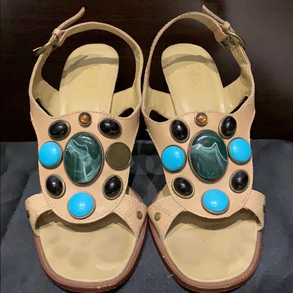 Carlos Santa Stone Accented Sandals